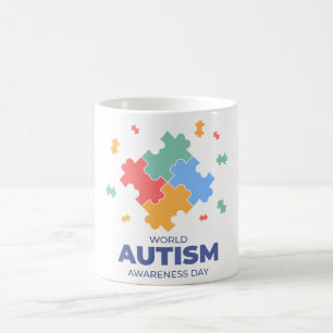 Werelddag van autisme koffiemok