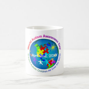 Werelddag van autisme koffiemok