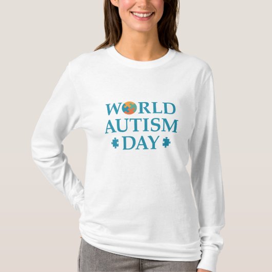 Werelddag van autisme t-shirt (Voorkant)