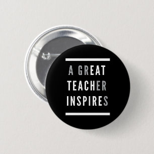 Werelddag van de Internationale Teachers Eat Teach Ronde Button 5,7 Cm