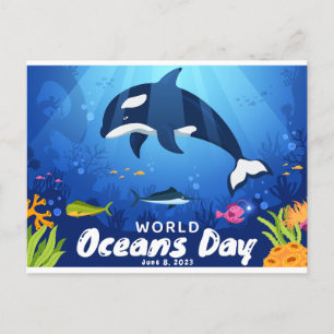 Werelddag van de oceanen, 8 juni 2023 briefkaart