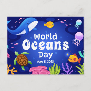 Werelddag van de oceanen, 8 juni 2023 briefkaart