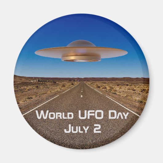 Werelddag van de UFO Magneet (Voorkant)