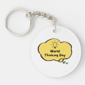 Werelddag van denken sleutelhanger (Voorkant)