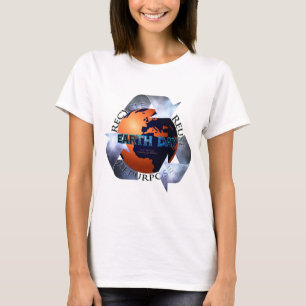 Werelddag verandering op Aarde T-shirt