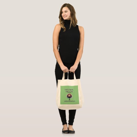 Werelddag voor geestelijke gezondheid. Onzichtbare Tote Bag (Voorkant (model))