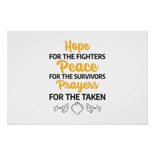 werelddag voor kanker perfect poster