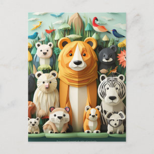 Werelddierdag Briefkaart