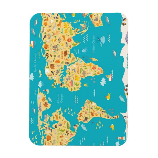 Werelddieren Magneet (Verticaal)