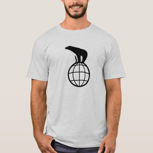 WERELDDOMINATIE VAN POLAIRE BEER T-SHIRT (Voorkant)