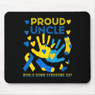 Werelddown syndrome dag van bewustwording van rond muismat