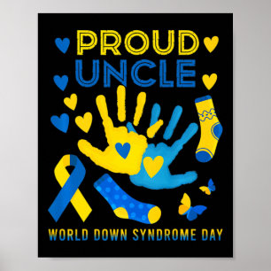 Werelddown syndrome dag van bewustwording van rond poster