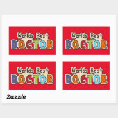 Werelden Beast Doctor woord art sticker (Vel)