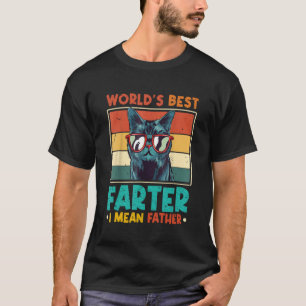 Werelden Best Farter Ik bedoel Vader Beste Kat Pap T-shirt