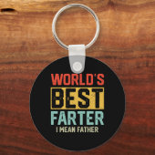 Werelden Best Farter Ik bedoel Vader Mannen Vaderd Sleutelhanger (Voorkant)