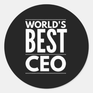 Werelden Beste CEO Ronde Sticker