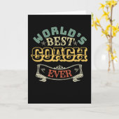 WERELDEN BESTE COACH OOIT KAART (Gele Bloem)