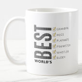 Werelden Beste Grootvader Checklist Koffiemok