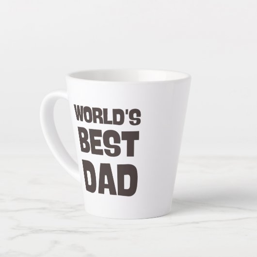 Werelden Beste Pap Grappig Pap Latte Mok (Linkerhoek)