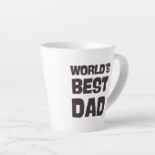 Werelden Beste Pap Grappig Pap Latte Mok (Rechterhoek)