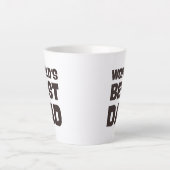 Werelden Beste Pap Grappig Pap Latte Mok (Voorkant)
