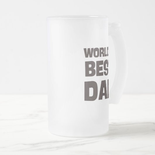 Werelden Beste Pap Grappig Pap Matglas Bierpul (Voorkant rechts)