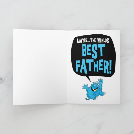 Werelden beste Pap...serieus (2018) Kaart (Binnen)