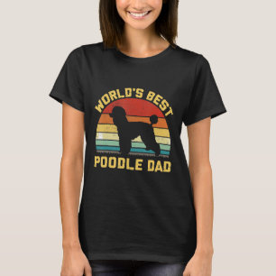  werelden beste poedel papa t-shirt