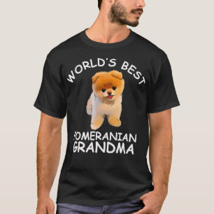 Werelden Beste Pommerse Oma Grappige Groothond T-shirt