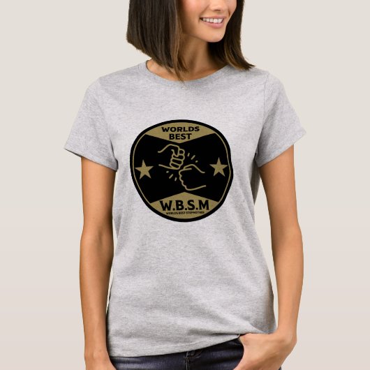 WERELDEN BESTE STAP MOEDER T-SHIRT (Voorkant)