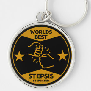 Werelden Beste stiefzus Sleutelhanger
