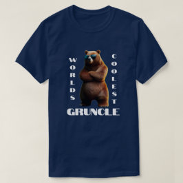 Werelden Coolest Gruncle Beer T-shirt