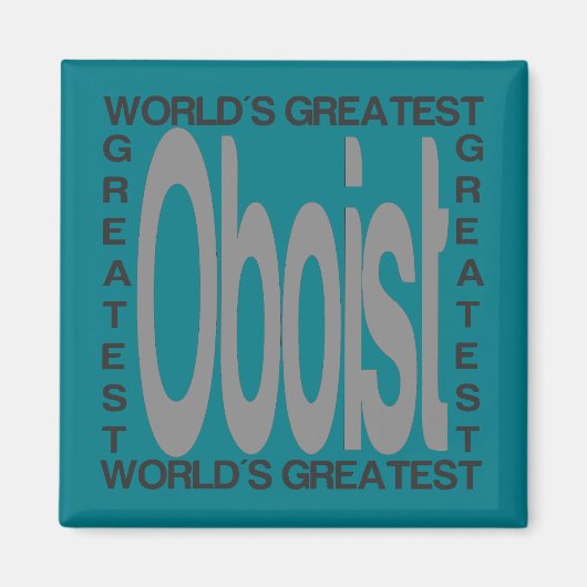 Werelden grootste hoboïst magneet (Voorkant)