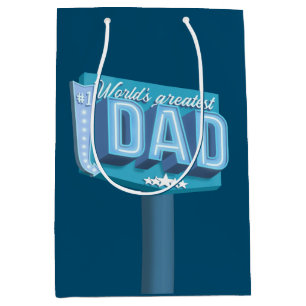 Werelden Grootste Papa neon teken Medium Cadeauzakje