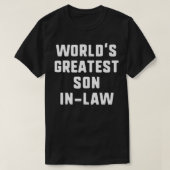 Werelden Grootste ZoonInLaw Grappig cadeau Kerstmi T-shirt (Design voorkant)