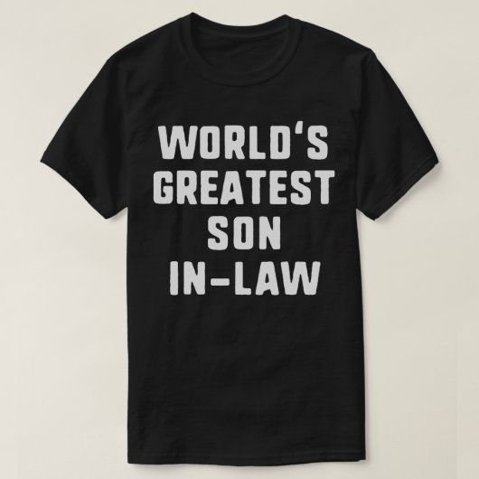 Werelden Grootste ZoonInLaw Grappig cadeau Kerstmi T-shirt (Design voorkant)