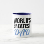 werelden het beste pap vaderdag ontwerp grappig sc mok (Midden)