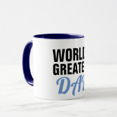 werelden het beste pap vaderdag ontwerp grappig sc mok (Voorkant links)