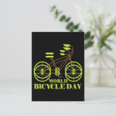 Wereldfietsdag Briefkaart (Staand voorkant)