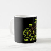 Wereldfietsdag Koffiemok (Voorkant links)