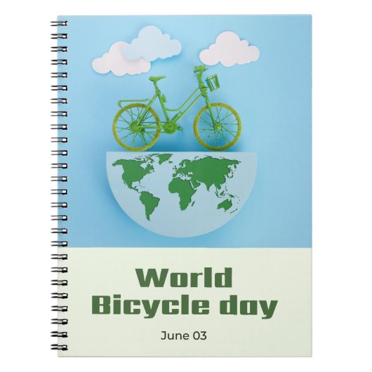 Wereldfietsdag Notitieboek (Voorkant)