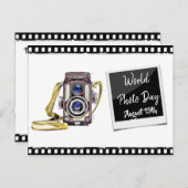 Wereldfotodag 19 augustus Briefkaart (Voorkant / Achterkant)