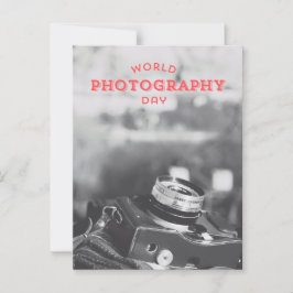 Wereldfotografie-dag Briefkaart