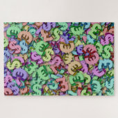 wereldgeldpuzzel legpuzzel (Horizontaal)