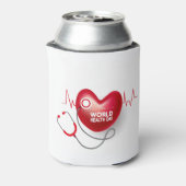 Wereldgezondheidsdag Blikjeskoeler (Blikje Achterkant)