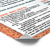 Wereldgodsdienst-Poster Poster (Hoek)