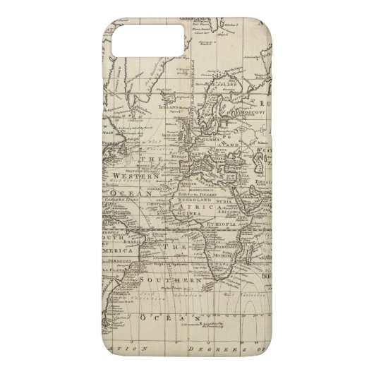 Wereldgrafiek Case-Mate iPhone Case (Achterkant)