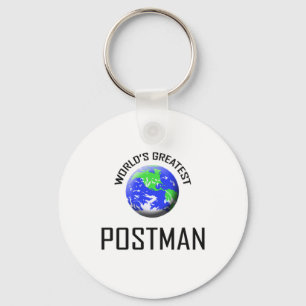 Wereldgrootste postbode sleutelhanger