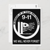 WERELDHANDELSCENTRUM 9/11 BRIEFKAART (Voorkant / Achterkant)