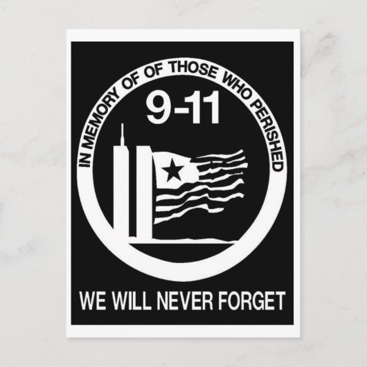 WERELDHANDELSCENTRUM 9/11 BRIEFKAART (Voorkant)